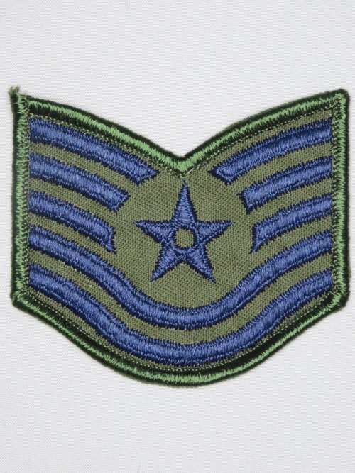 United States Air Force Technical Sergeant Rank Insignia Patch E6