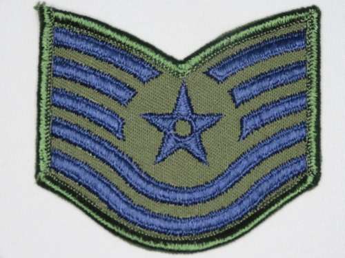 United States Air Force Technical Sergeant Rank Insignia Patch E6