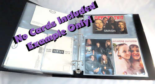 Universal Collector`s Album for Postcards or Documents 3 Ring Album for Collectors Pages