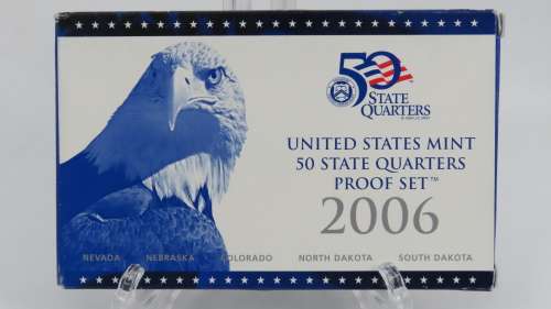 USA , 2006 Complete Statehood Quarters Proof set, 5 coin Set
