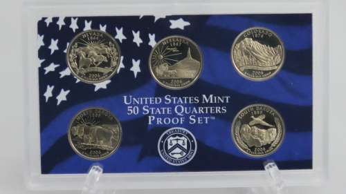 USA , 2006 Complete Statehood Quarters Proof set, 5 coin Set