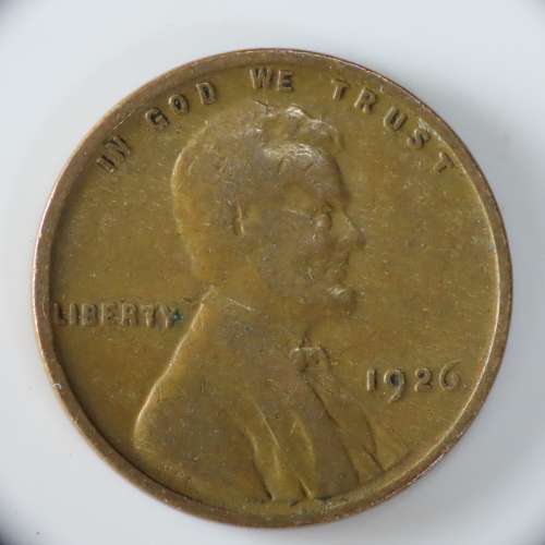 USA , 1926 Lincoln Cent, Wheat Penny , Philadelphia Mint