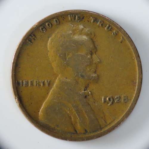 USA , 1928 Lincoln Cent, Wheat Penny , Philadelphia Mint