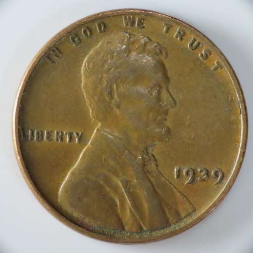 USA , 1939 Lincoln Cent, Wheat Penny , Philadelphia Mint