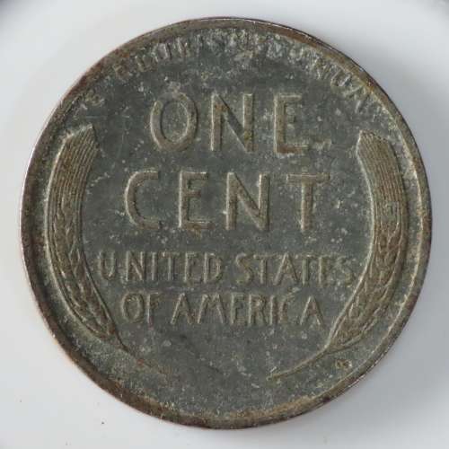USA , 1943 S Steel Lincoln Cent, Wheat Penny , San Francisco Mint , WWII