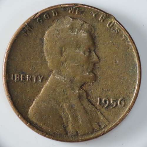 USA , 1956 Lincoln Cent, Wheat Penny , Philadelphia Mint