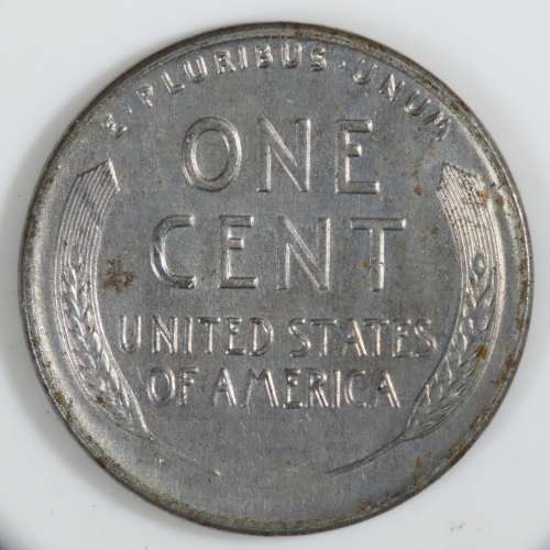USA , 1943 D Lincoln Cent, Steel Wheat Penny , Denver Mint, WWII