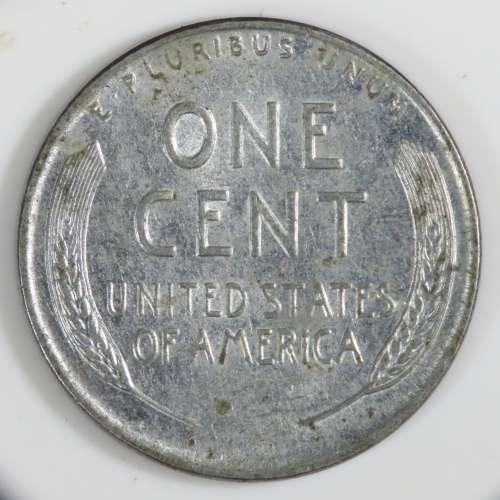 USA , 1943 Lincoln Cent, Steel Wheat Penny , Philadelphia Mint, WWII