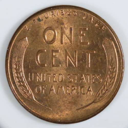 USA , 1958 Lincoln Cent, BU Wheat Penny , Philadelphia Mint, Uncirculated Gem Red
