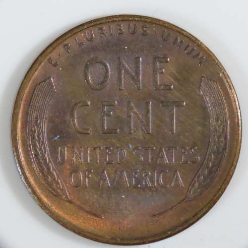 USA , 1941 S Lincoln Cent, BU Wheat Penny , San Francisco Mint, Uncirculated Gem Red