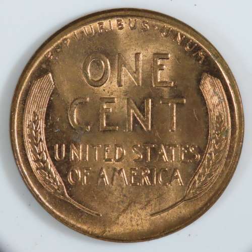 USA , 1958 D Lincoln Cent, BU Wheat Penny , Denver Mint, Uncirculated Gem Red