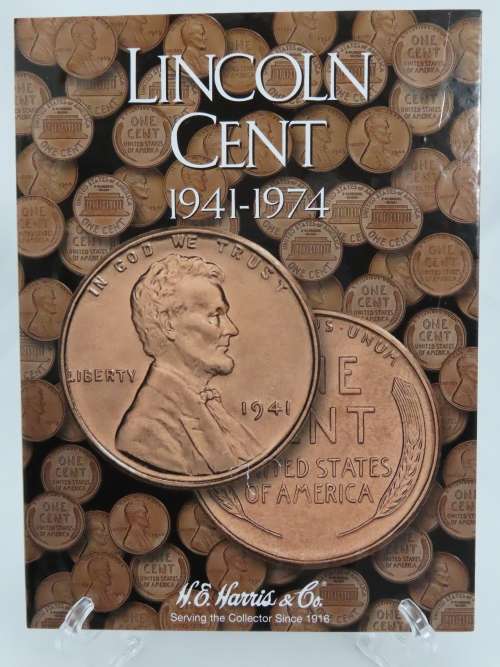 High Grade Complete Lincoln Cent PDS Set 1941 to 1974, 90 Coins Uncirculated Gem Red in Folder