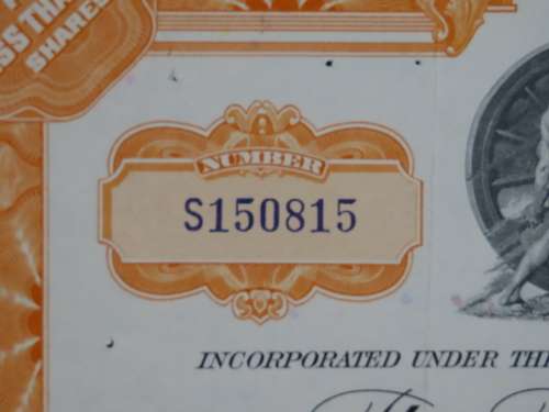 Pennsylvania Railroad Company, Stock Certificate, 1964, 10 Shares