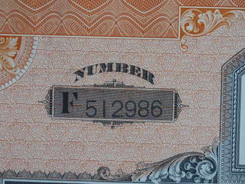 Set of Two Pennsylvania Railroad Company, Stock Certificates, 1952 to 1958