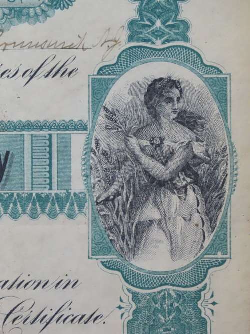 1901 Plume And Atwood Manufacturing Company, Stock Certificate, 100 Shares , 219