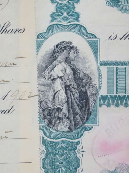 1901 Plume And Atwood Manufacturing Company, Stock Certificate, 25 Shares , 226