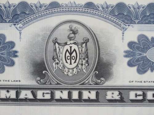 1930 I Magnin & Company , Stock Certificate, 100 Shares, SC972