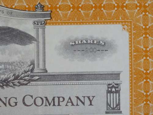 1931 Auburn Placer Mining Company, Stock Certificate, 200 Shares, 78