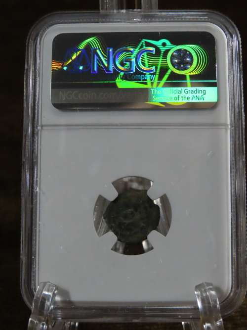 Ancient Judaea Half Prutat Coin, 4 BC NGC Herod Archelaus