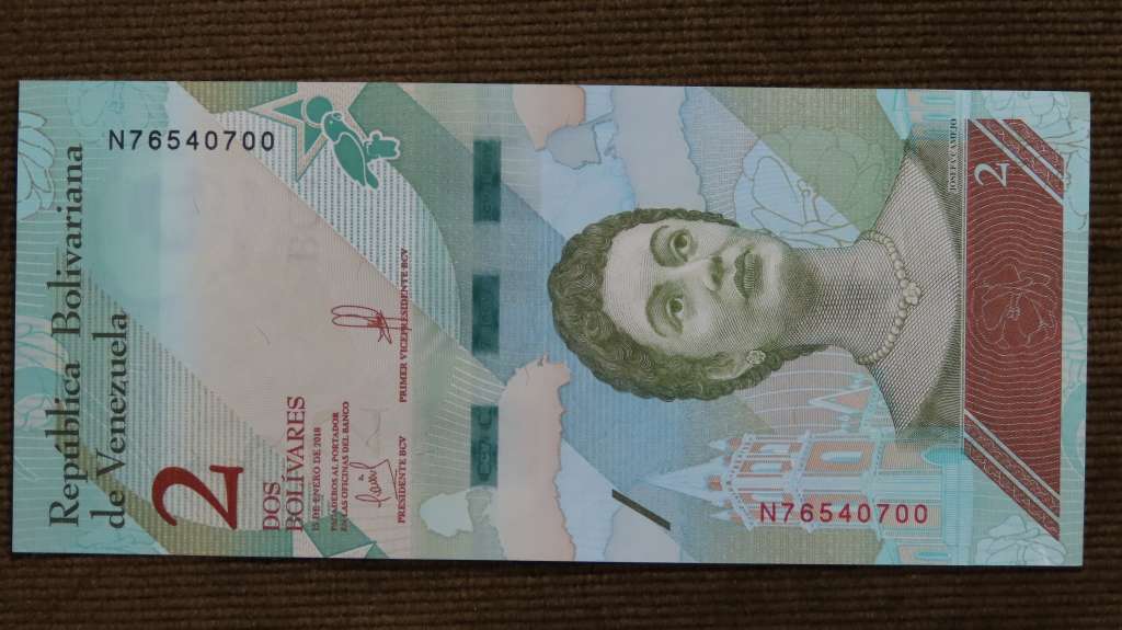 Venezuela 2 Bolivares 2018 Crisp UNC  p101