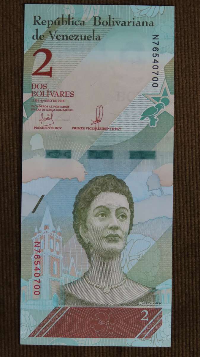 Venezuela 2 Bolivares 2018 Crisp UNC  p101