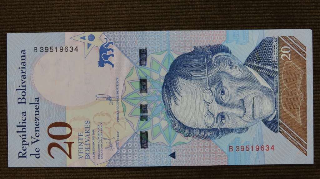 Venezuela 20 Bolivares 2018 Crisp UNC  p104