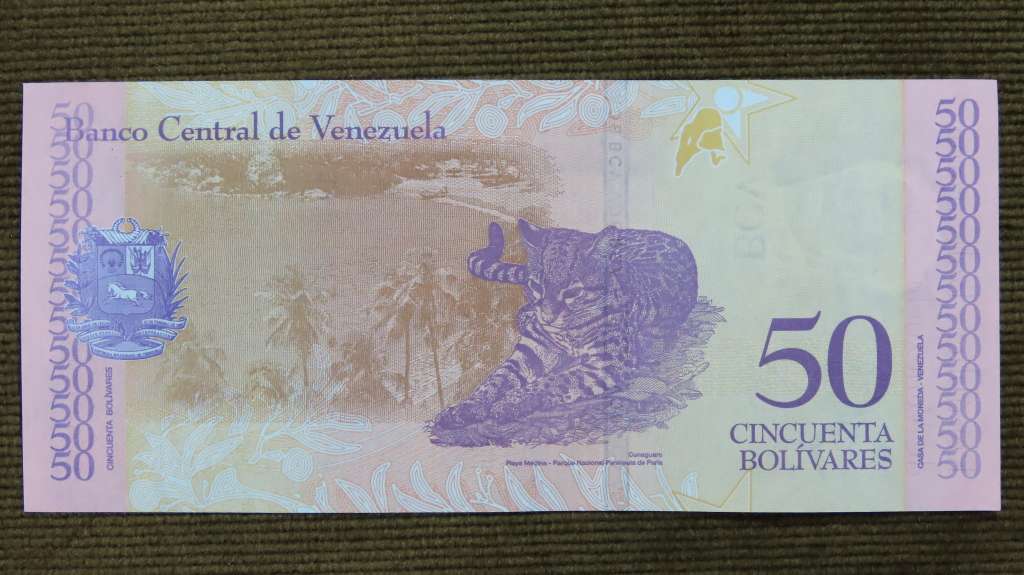 Venezuela 50 Bolivares 2018 Crisp UNC  p103