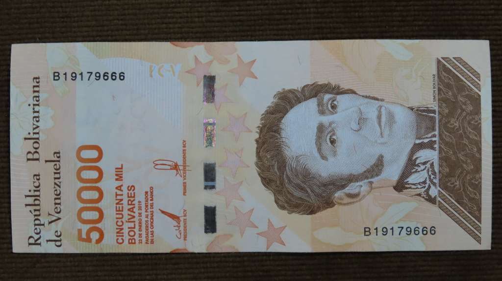 Venezuela 50 000 Bolivares 2019 AU p111