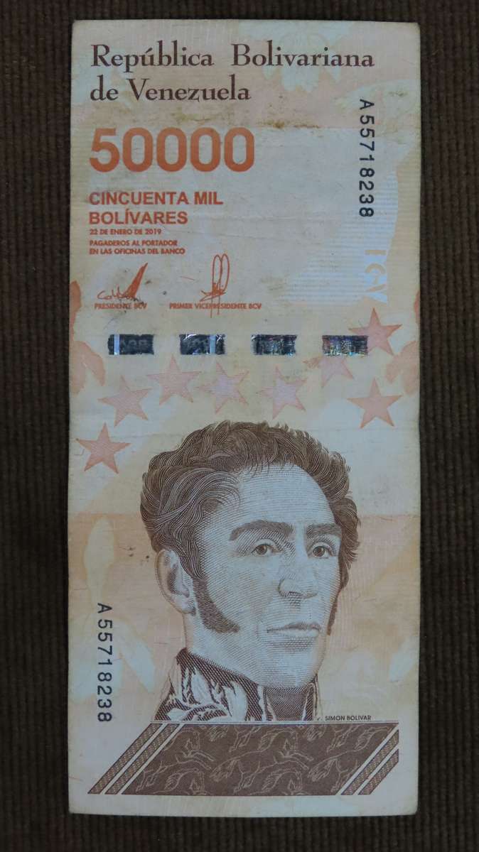 Venezuela 50 000 Bolivares 2019 VF p111