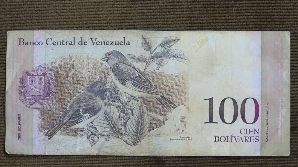 Venezuela 100 Bolivares 2012 to 2015 VF p93