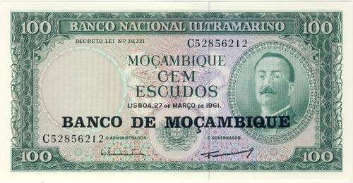 Mozambique - 100 Escudos , 1961, Crisp UNC., p117