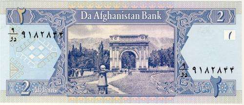 Afghanistan - 2 Afghanis , 2002 , Crisp Unc., p65