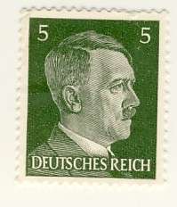 Germany - 5 Pfennig, Hitler Head Stamp, MNH,