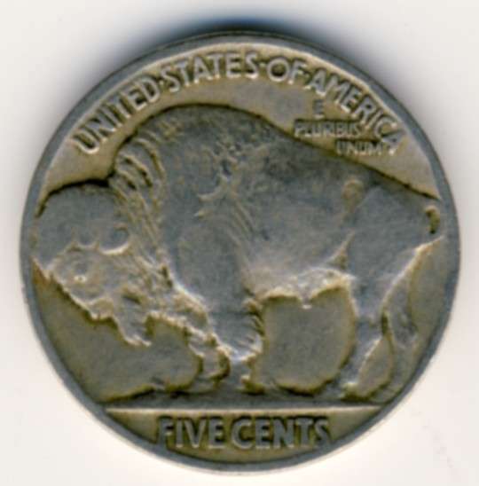 1936 Buffalo Nickel, 5c, USA, America