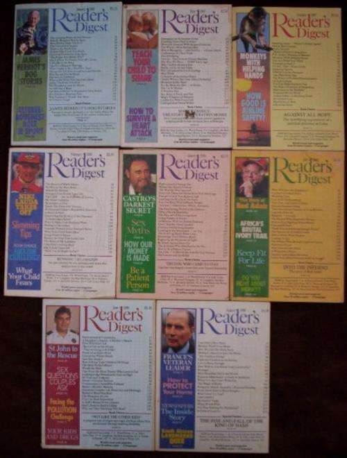 8 Reader's Digest, 1987 to 1990