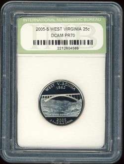 2005 West Virginia Statehood Quarter, Proof , 25c, USA, America,