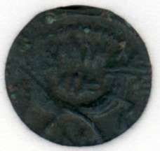 Money of the Bible !, 9 BC-40 AD, Graded F15, Nabataean Prutah coin, Aretas IV