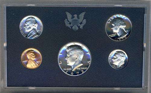 USA , 1972 Proof Coin Set
