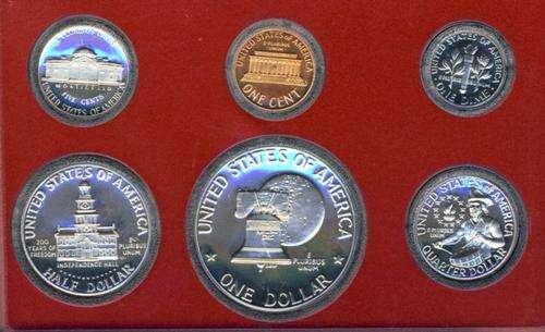 USA , 1976 Proof Coin Set, Bicentennial Celebrations