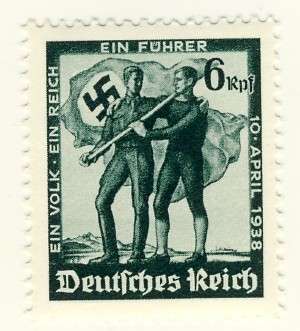Germany - 1938, German Austrian Unity, Stamp, MNH