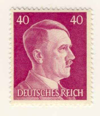 Germany - 1941, 40 pfennig Hitler Head Stamp, MNH