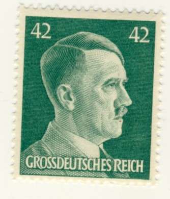 Germany - 1941, 42 pfennig Hitler Head Stamp, MNH