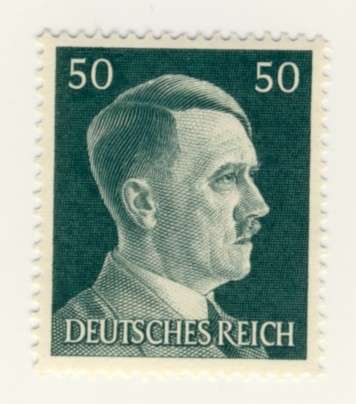 Germany - 1941, 50pfennig Hitler Head Stamp, MNH