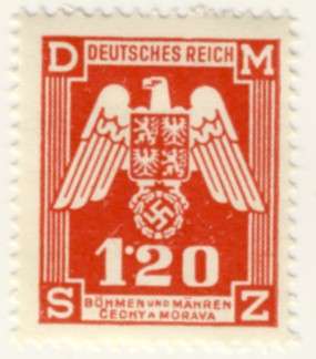 Germany - 1943, 1.2 Koruna Stamp, MNH, Bohemia & Moravia