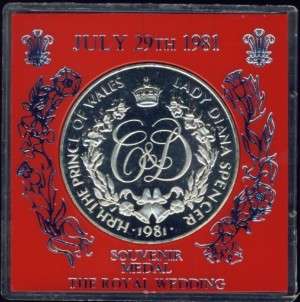 Great Britain, Royal Wedding crown Princess Diana and Prince Charles, 1981