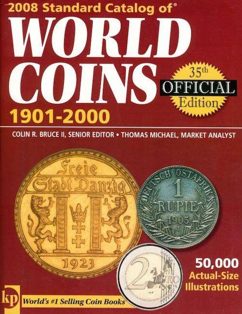 2008 Standard Catalog of World Coins 1901 - 2000