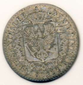 1822 Graded VF-20, 1/6 Thaler, Germany - Prussia, Silver