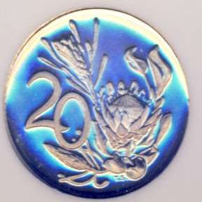 1980 20 Cent , Graded Proof 70, 20c Coin, Deep Cameo, South Africa,