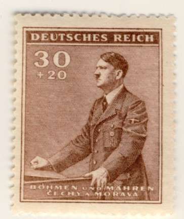Germany - 1942, 30+20 Pfennig Hitler Birthday Stamp, MNH, Bohemia and Moravia