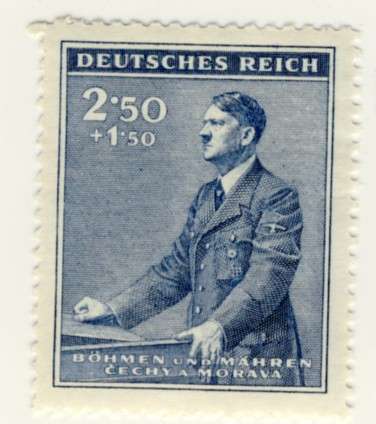 Germany - 1942, 250+120 Pfennig Hitler Birthday Stamp, MNH, Bohemia and Moravia